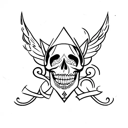 Spanish Dancer With A Skull