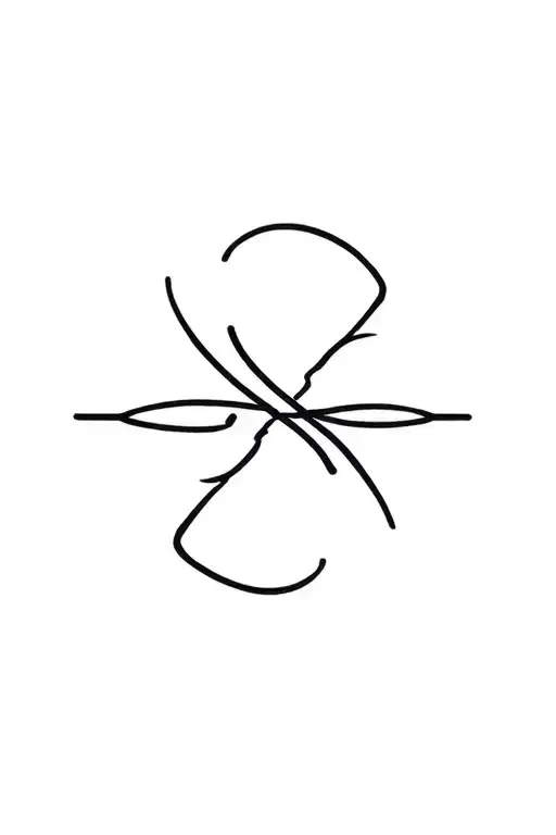 Minimalist Tattoo About Brotherhood