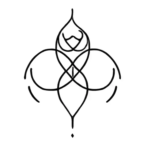 Create A Minimalist Tattoo Of The Sikh Symbol For Unity And Equality