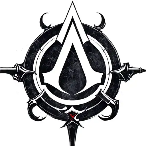 Assassin's Creed-logo Resident Evil 4 Logo Incorporated Into The Design