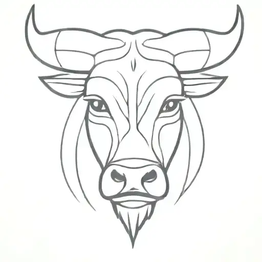 Moldovan Bull Face Traditional Symbol