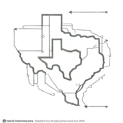 Texas State Outline Heart Beat