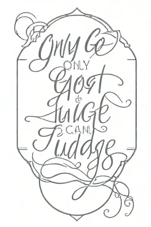 Quote Only God Can Judge