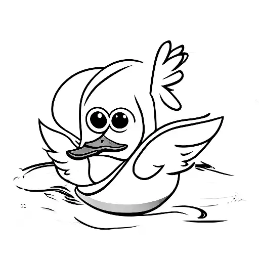 Cartoon Duck