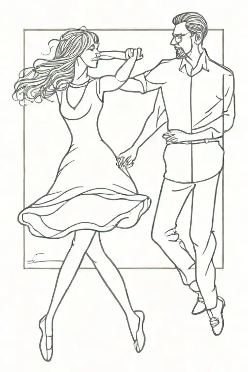 Father Daughter Dancing Together Symbolizing Your Love