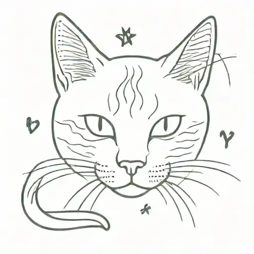 Cat With The Phrase That Says Molly Written Underneath