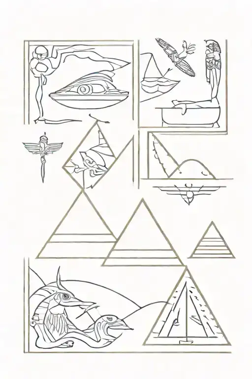 Egyptian Tattoo Design