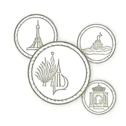 Coin With Symbol Of Madrid