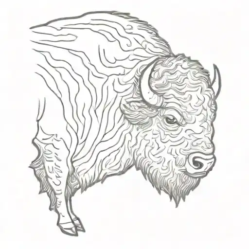 Single Line Buffalo Side Profile