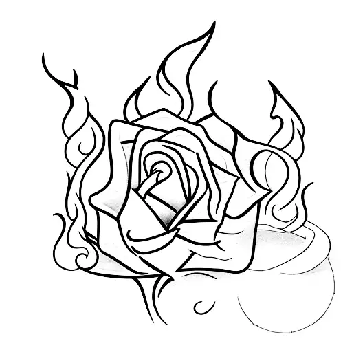Burning A Rose With Fire