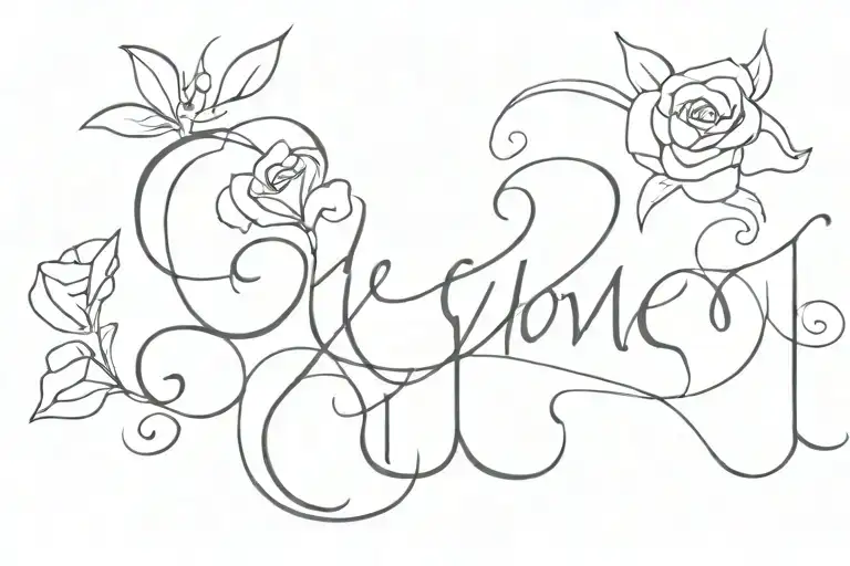 Create A Tattoo Of A Moms Love With Name Vijju Into The Design