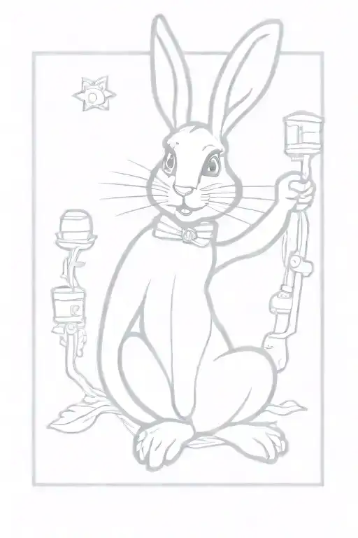 Buggs Bunny Tarot Card