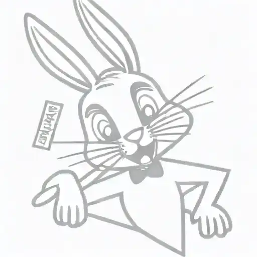 More Cartoon Bugs Bunny Flexing
