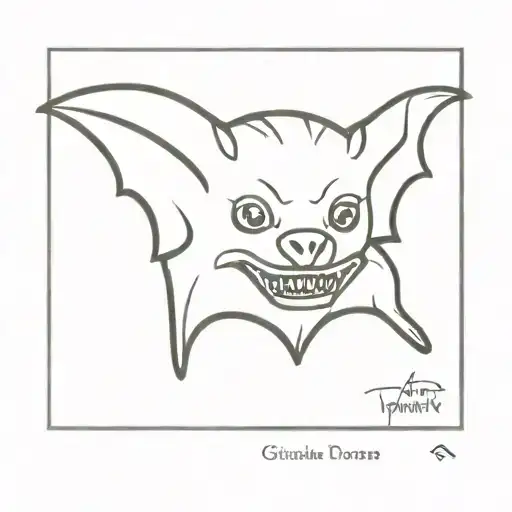 Vampire Bat Cute Little Teeth