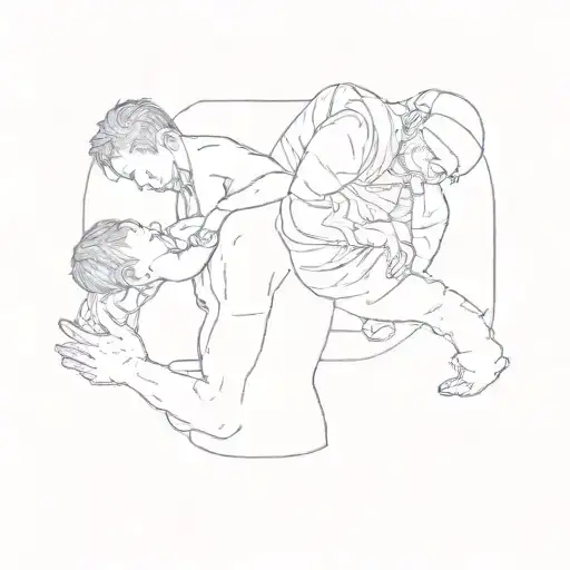 A Man Holding A Baby