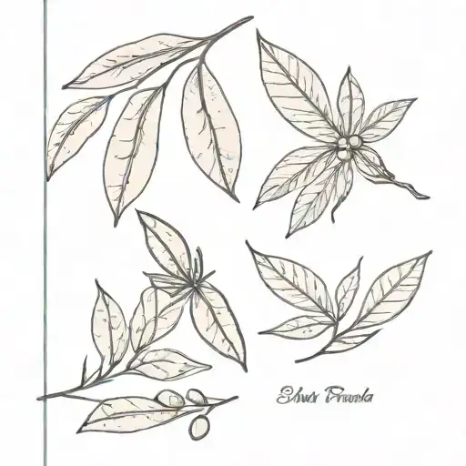 Olive Leaves Matching Best Friend