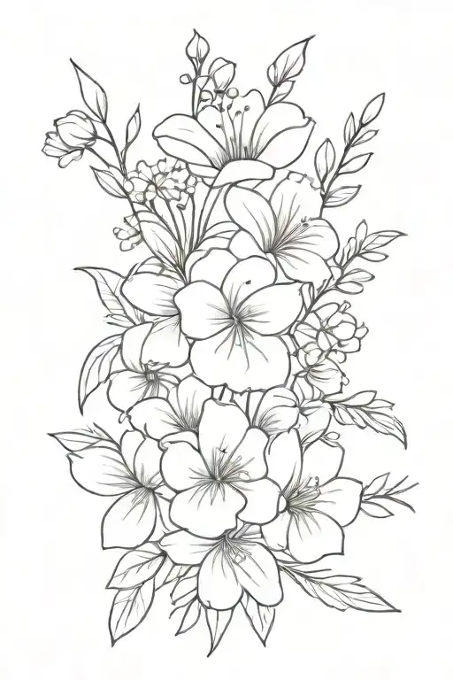 Birth Flower Bouquet