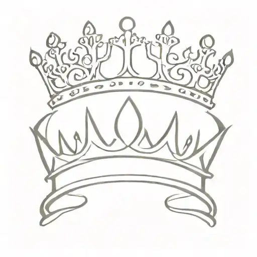 Crown Tattoo Design