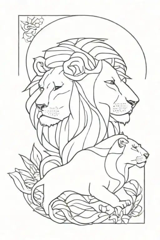 Lion And Woman