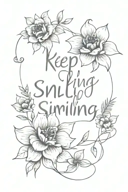 Quote 'Keep Smiling'