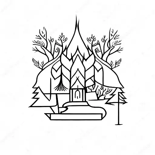 Enchanted Forest With Hidden Carpenter Tools