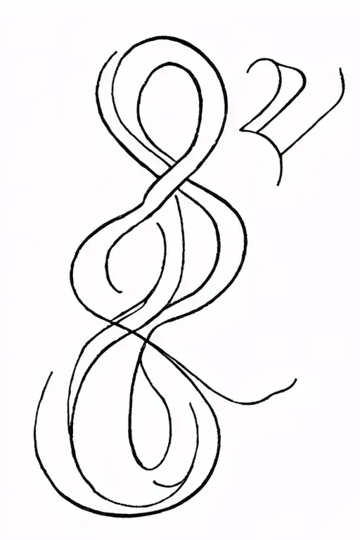 Pi Symbol And Infinity Symbol