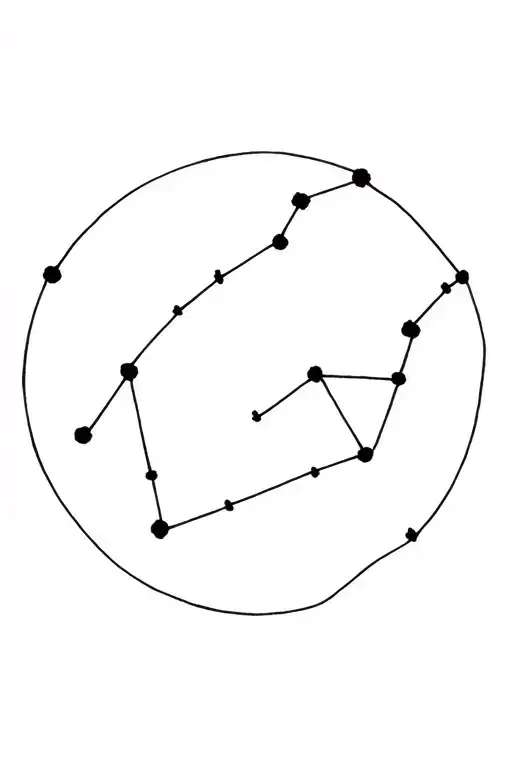 Cancer Constellation In Night Sky