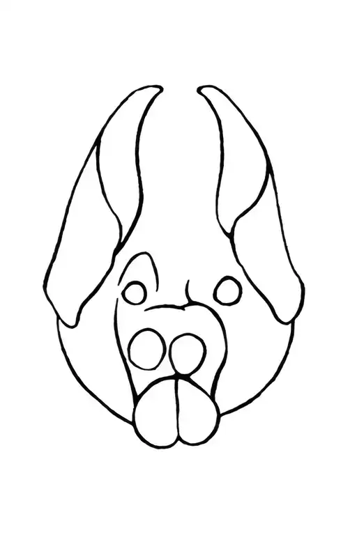 Dog Imprint And Handle