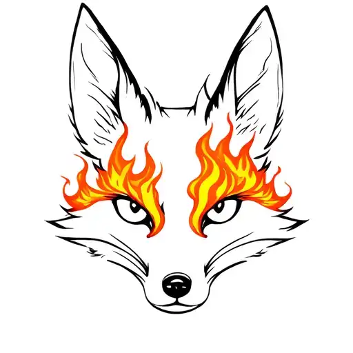 Fox With Fire As Eyes Like Fire