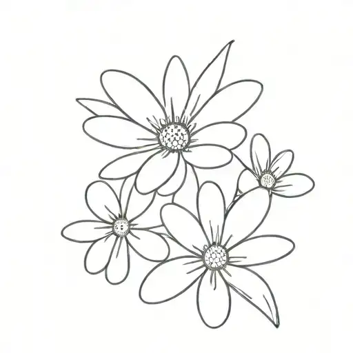 Daisy Flower White