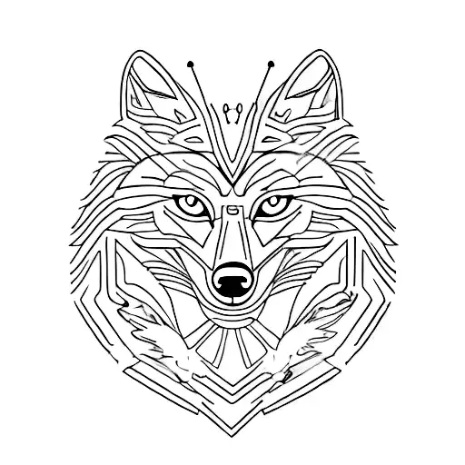 Wolf And Hawk Together