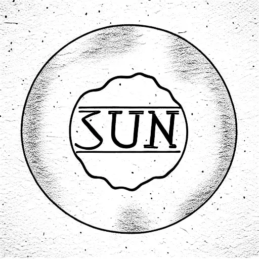 Sun With Text On It
