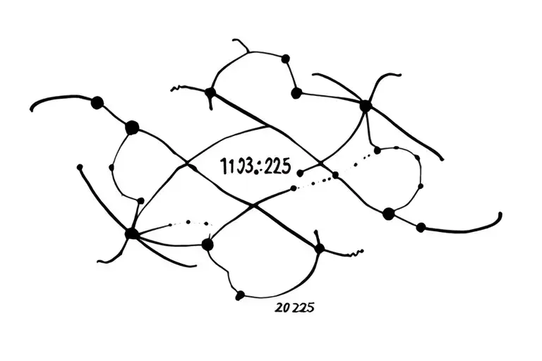 Date 11-03-2025 With Constellation Intertwined Fishes