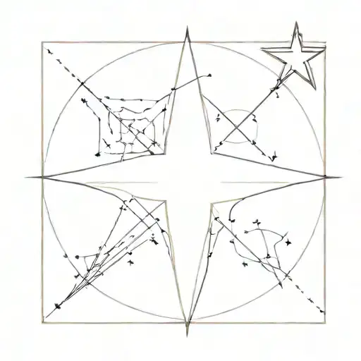 A Southern Cross Combined With The Symbol For Fides