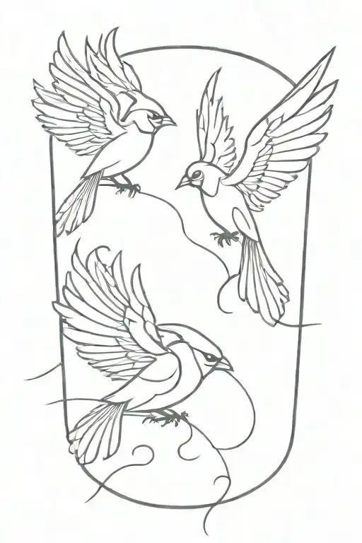 Cardinal And Fighting Fish Transforming Metal Into A Phoenix