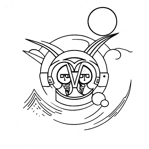 Moon Crushing In Space