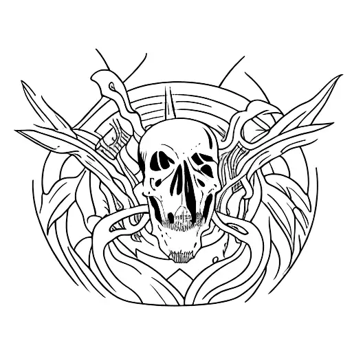 Death In The Forest And Blood