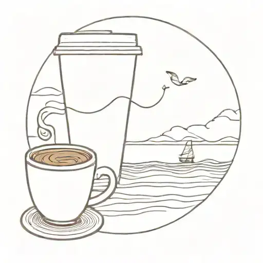 Coffee And Sea