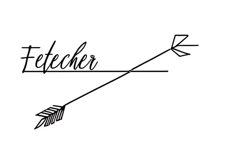 Name Fletcher Within An Arrow