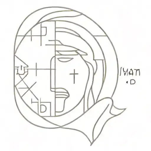 Jesus Is Thinking About Math Formulas Winding