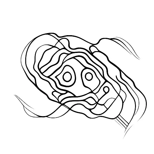 Abstract Geometric Design Inspired By The Concept Of Intimacy