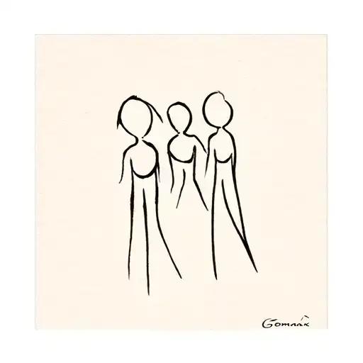 3 Children Gemaux Father Liberte