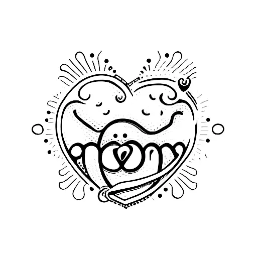 Mini Heart With The Name Lennon Inside