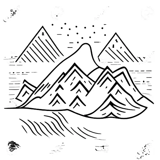 Mountain Scene Camping