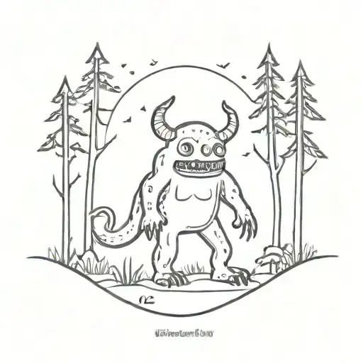 Monster In The Forest