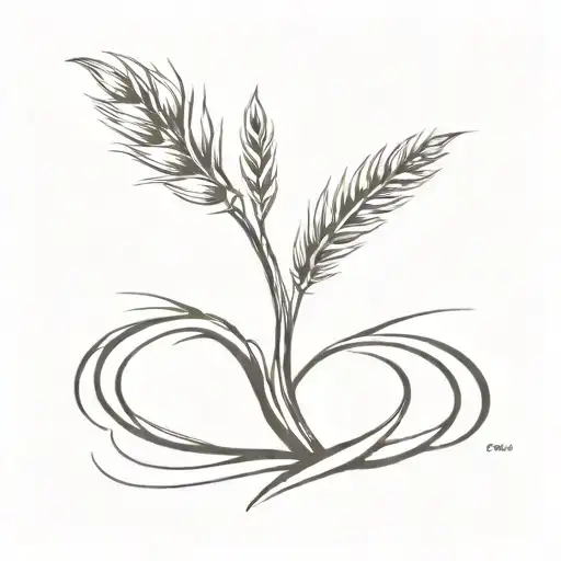 A Grain Of Wheat From Which A Great Oak Tree Grows Into Infinity