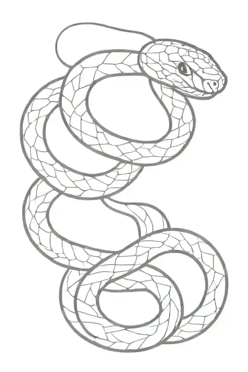 Snake Wrapped Loosely