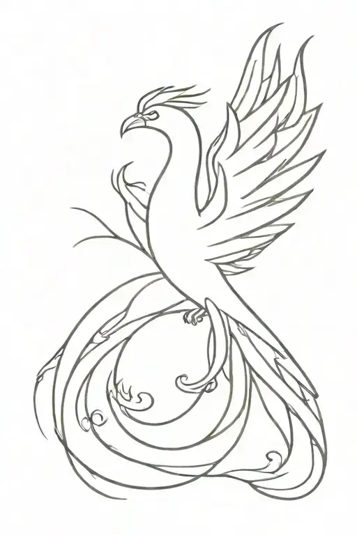 Stylized Phoenix