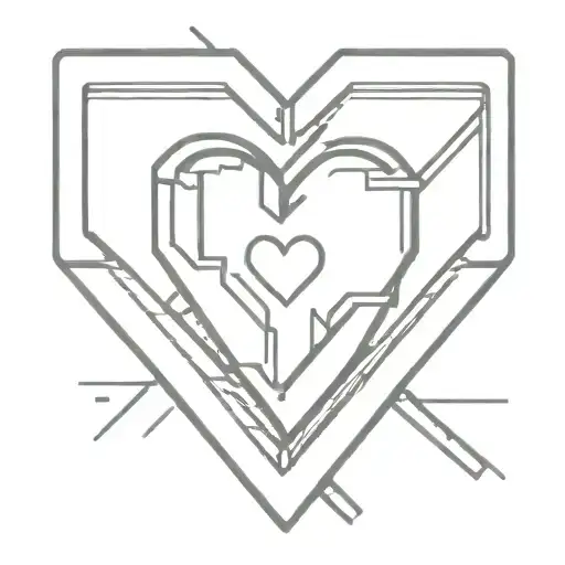 Heart Broken Emoticon With A Band Aid Holding Both Parts Together