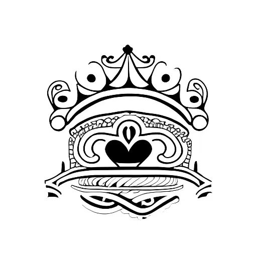 A Crown Underneath That The Letter K Underneath That A Heart